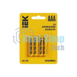 Батарейка щелочая Alkaline Optima LR03/AAA (4шт/блистер)