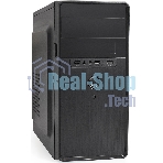 Компьютерный корпус Minitower ExeGate BA-309-UNS450 (mATX, БП UNS450 с вент. 12см, 2*USB, HD аудио, черный)