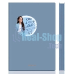 Блокнот Deli 22284BLUE 210х143 мм, искусственная кожа, 96 л, синий