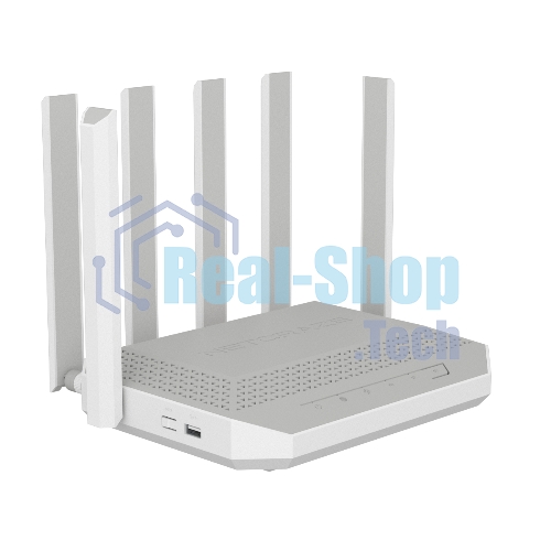 Мультигигабитный интернет-центр Netcraze Hero 5G (NC-4110) с модемом 5G, двумя слотами для SIM-карт, Mesh Wi-Fi 6 AX3000, Smart-коммутатором 1×2.5G и 4×1G, многофункциональными портами USB 3.0 и 2.0