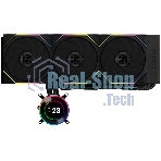 Система жидкостного охлаждения Lian-Li HydroShift II LCD-C 360TL ARGB Soc-AM5/AM4/1700/1851 черный 4-pin 33dB Al+Cu LCD Ret (G89.GHS2LCD36TB.R0)
