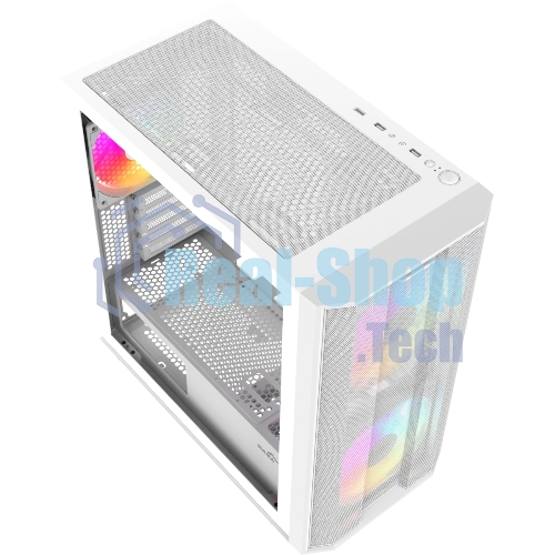 Корпус SAMA S30, Mini-Tower, белый, 2 x 140 мм, 1 x 120 мм