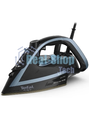 Утюг Tefal FV8R67F1 синий/черный, 3000 Вт, 50 г/мин, 280 г/мин, 270 мл