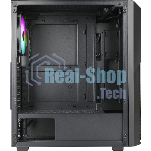 Компьютерный корпус Azza Fighter черный без БП ATX 4x120мм 2x140мм 2xUSB2.0 1xUSB3.0 audio bott PSU