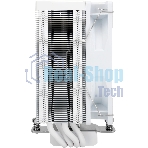 Кулер для процессора Thermalright Assassin Spirit 120 Vision ARGB White (4-pin PWM, LED temp., 154mm, Al/Cu, 4x6mm, ARGB, 1x120mm, 66.17CFM, 25.6dBA, 1500RPM, S: 1851/1700/1200/115X, AM5/AM4, white)