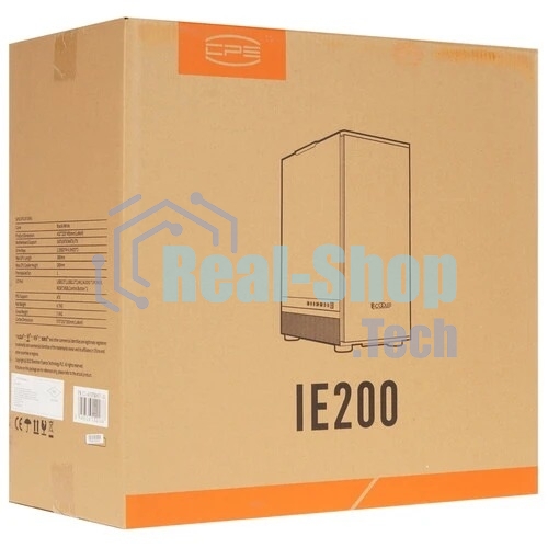 Компьютерный корпус PCCooler IE200 WH, Tempered Glass Full Tower, белый, TG, SPCC, 1x120мм ARGb E-ATX, ATX, mATX, mITX 180/380/220мм 4x2.5