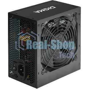 Блок питания Digma DPSU-500W-WH RTL, 500Вт, 80 PLUS белый, 120мм, черный