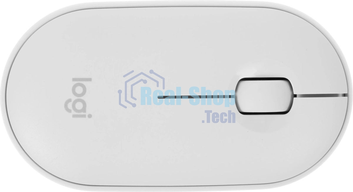 Мышь беспроводная Logitech Pebble M350 белый, 1000 dpi, радиоканал, Bluetooth, USB, кнопки - 3