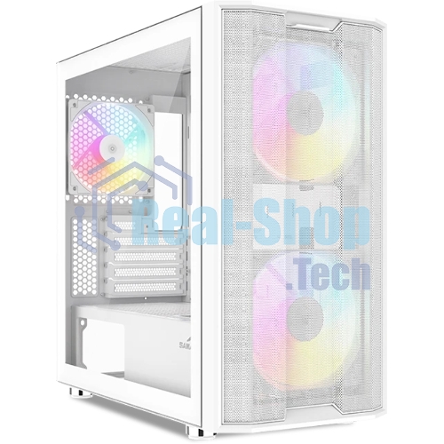Корпус SAMA S30, Mini-Tower, белый, 2 x 140 мм, 1 x 120 мм