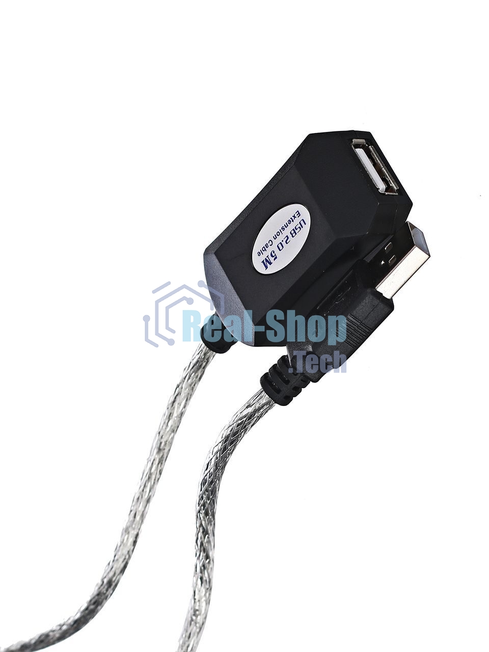 Кабель Aopen/QustКабель-адаптер USB2.0-repeater, удлинительный активный Am-->Af 5м (ACU823-5M) 6938510851314