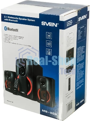 Акустическая система SVEN MS-304 черный ~ 230 В, 50 Гц, сабвуфер: 159х 272 х 245, вес 3,3
