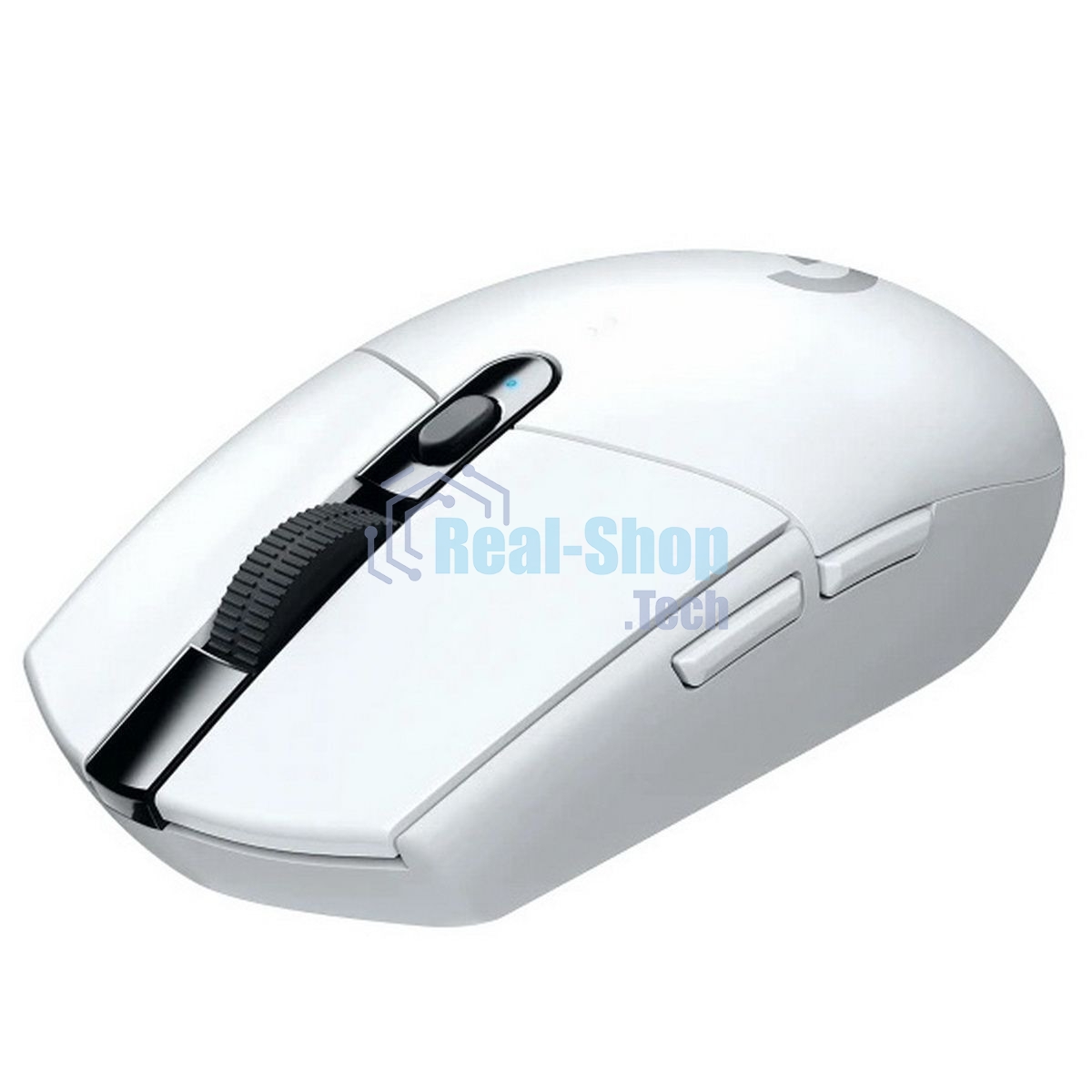 Мышь беспроводная Logitech G304 Lightspeed белый, 12000 dpi, радиоканал, USB, кнопки - 6