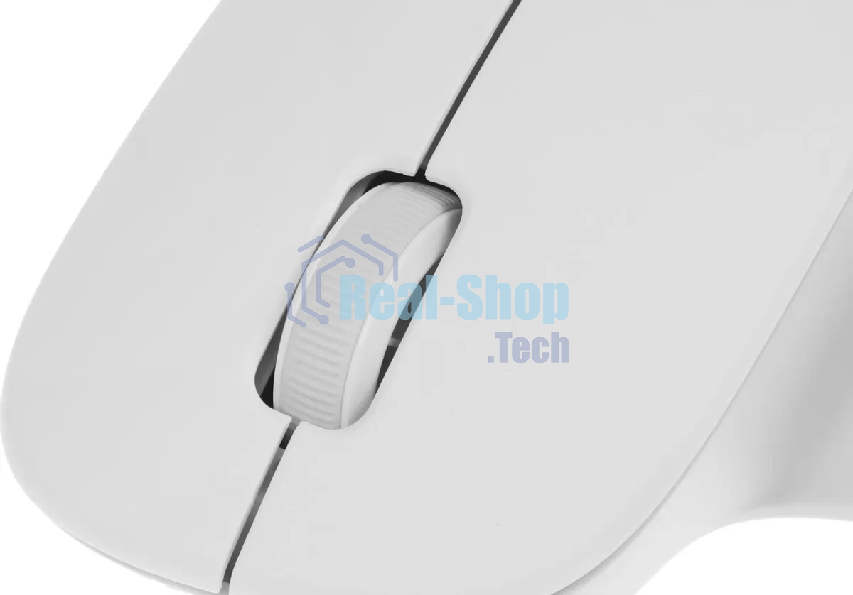 Мышь беспроводная Xiaomi Wireless Mouse Comfort Edition белый, 1200 dpi, радиоканал, USB, кнопки - 3