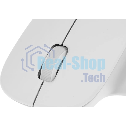 Мышь беспроводная Xiaomi Wireless Mouse Comfort Edition белый, 1200 dpi, радиоканал, USB, кнопки - 3