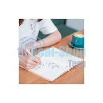 Блокнот Deli 22283LT-BLUE 210х143 мм, искусственная кожа, 96 л, голубой