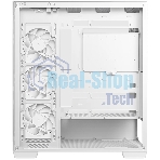 Компьютерный корпус Deepcool CG580 4F V2 WH без БП, боковое окно (панорама), 4x120мм ARGb PWM вентилятора, белый, ATX (R-CG580-WHADA4-G-2)