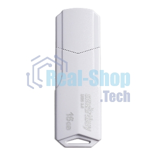 Флешка USB Smartbuy CLUE white (SB16GbCLU-W3), 16Gb, USB 3.0/3.1, R/W 70/25, белый