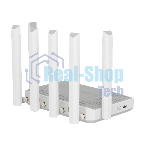 Мультигигабитный интернет-центр Netcraze Hero 5G (NC-4110) с модемом 5G, двумя слотами для SIM-карт, Mesh Wi-Fi 6 AX3000, Smart-коммутатором 1×2.5G и 4×1G, многофункциональными портами USB 3.0 и 2.0
