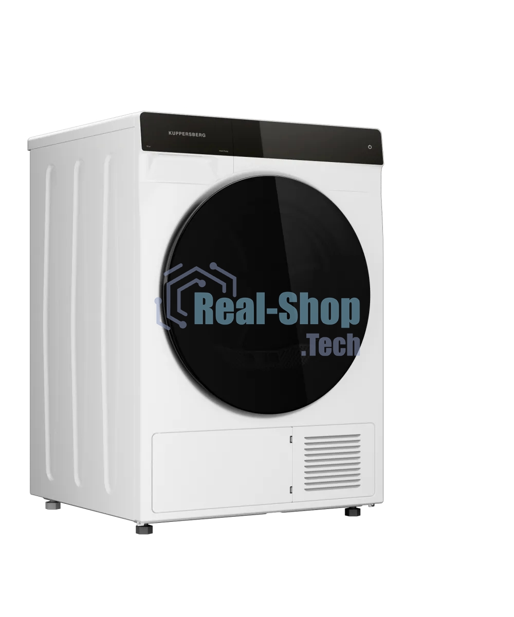 Сушильная машина Kuppersberg DM 590 W белый, 10 кг, сушка - тепловой насос, программ - 16, 60 x 85 x 62 см