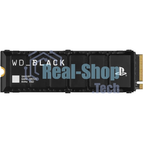 Накопитель SSD 4TB WD Black SN850P, M.2 2280, PCI-E 4x4, R/W - 7300/6600 MB/s 3D-NAND (Works with PS5)