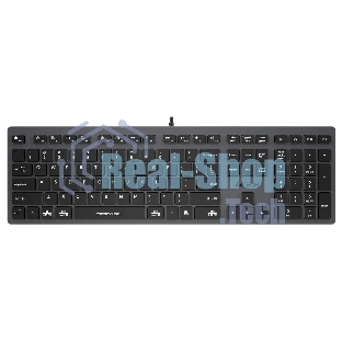 Клавиатура проводная A4Tech Fstyler FX50, USB, серый
