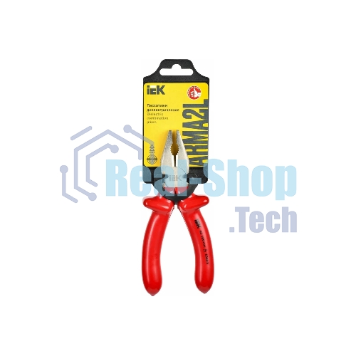 Пассатижи IEK ARMA2L 3 (A2L3-PL20-K2-160) диэлектрические Profi 160 мм 1000В