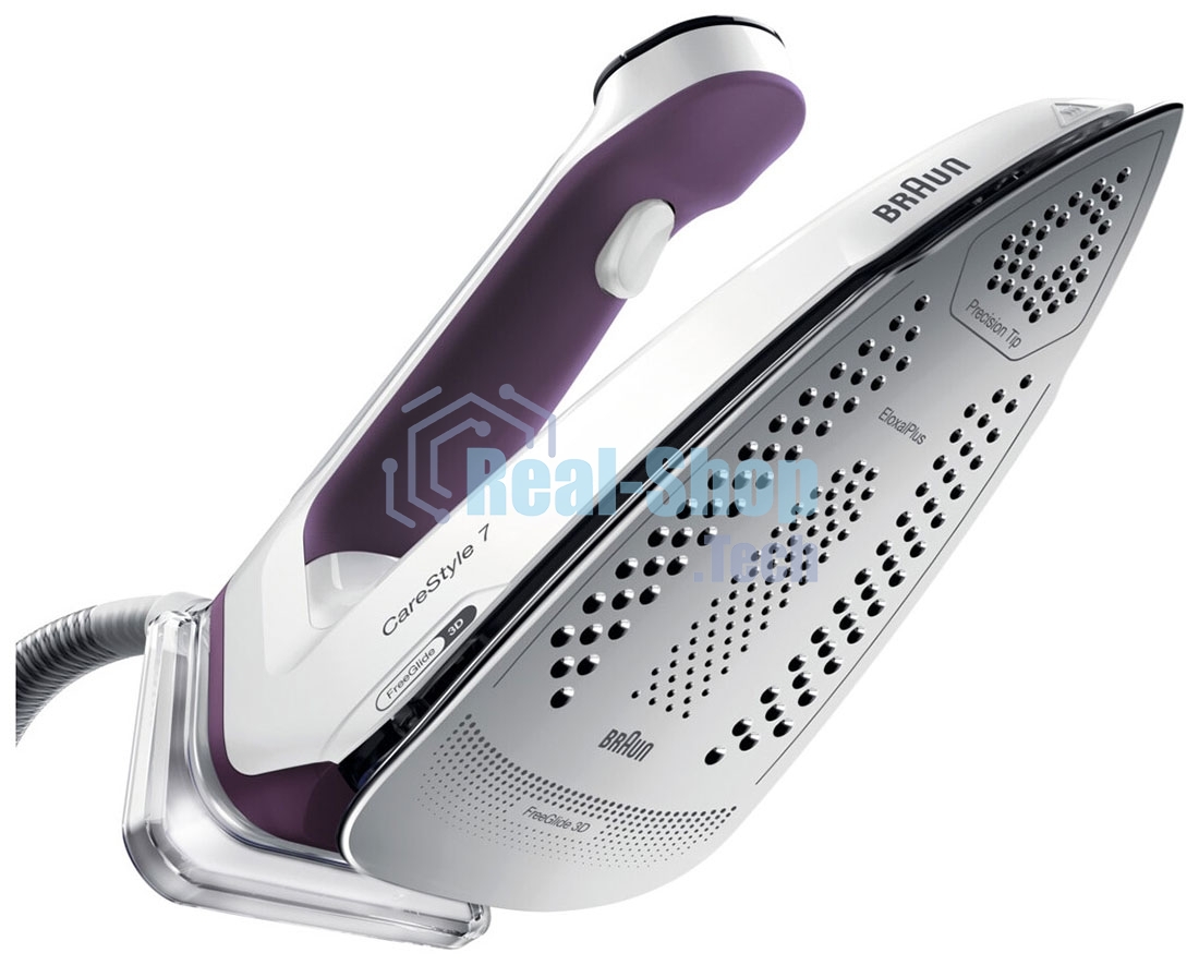 Парогенератор Braun IS7266VI белый/фиолетовый, 2700 Вт, 160 г/мин, 550 г/мин, 2000 мл