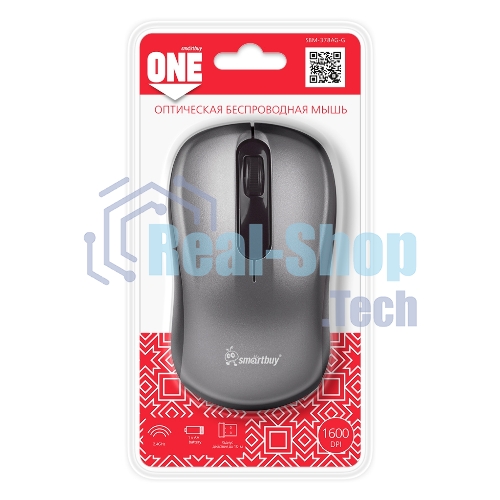 Мышь беспроводная Smartbuy ONE 378 серая (SBM-378AG-G)
