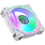 Вентилятор для корпуса Formula Nulight 12WH RGb 120х120x25 белый 3-pin 4-pin (Molex) 19.06дБ (NULIGHT 12WH FR) Ret