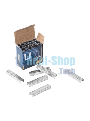 Набор скоб для степлера (Тип D) Deli DL238011 (8 х 11,2 х 1,2мм x 2000 шт) нержавеющая сталь.
