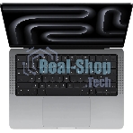 Ноутбук Apple MacBook Pro A2918 серый космос M3 8 core 16Gb SSD512Gb/10 core GPU 14.2