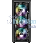 Компьютерный корпус Azza Fighter черный без БП ATX 4x120мм 2x140мм 2xUSB2.0 1xUSB3.0 audio bott PSU