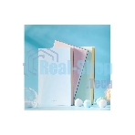 Блокнот Deli 22283LT-BLUE 210х143 мм, искусственная кожа, 96 л, голубой