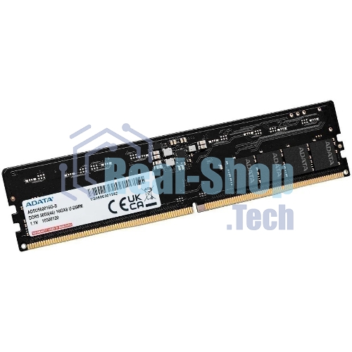 Оперативная память ADATA, DDR5, 16Gb (1x16Gb), 5600MHz, CL46, UDIMM, OEM