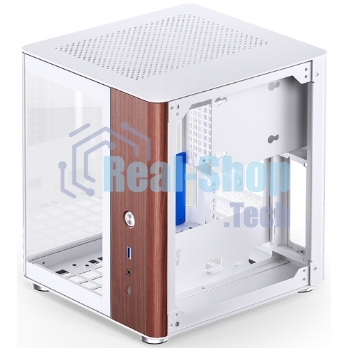 Компьютерный корпус без блока питания Case JONSBO TK-0 белый, Desktop SFF, TG, no fan, 1xUSB-A 3.2 + 1xUSB-C 3.2, SFX PSU Support, mITX белый