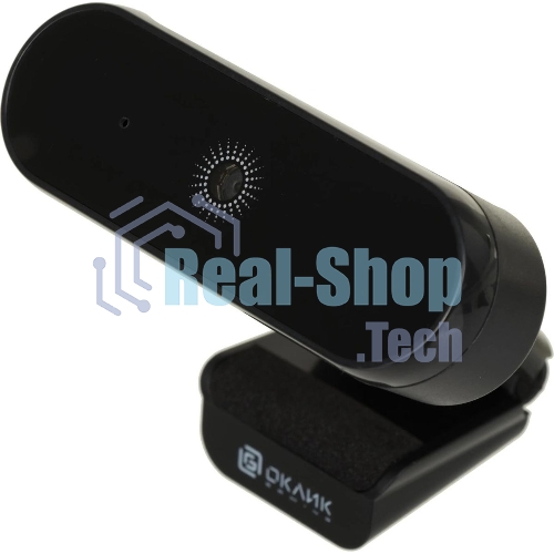 Веб-камера OKLICK OK-C008FH 1920x1080, 30 кадр/с, USB Type-A, микрофон (шумоподавление), автоматическая фокусировка, универсальное крепление