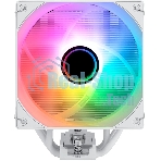 Кулер для процессора Thermalright Assassin Spirit 120 Vision ARGB White (4-pin PWM, LED temp., 154mm, Al/Cu, 4x6mm, ARGB, 1x120mm, 66.17CFM, 25.6dBA, 1500RPM, S: 1851/1700/1200/115X, AM5/AM4, white)