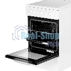 Плита электрическая Beko FFSS57000W белый, конфорок 4 электрических, духовка 60 л, 50 см x 85 см x 60 см