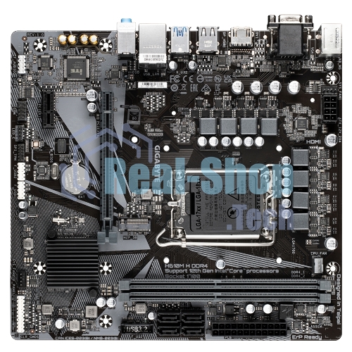 Материнская плата Gigabyte H610M H DDR4 Soc-1700 Intel H610 2xDDR4 mATX AC`97 8ch(7.1) GbLAN+VGA+HDMI