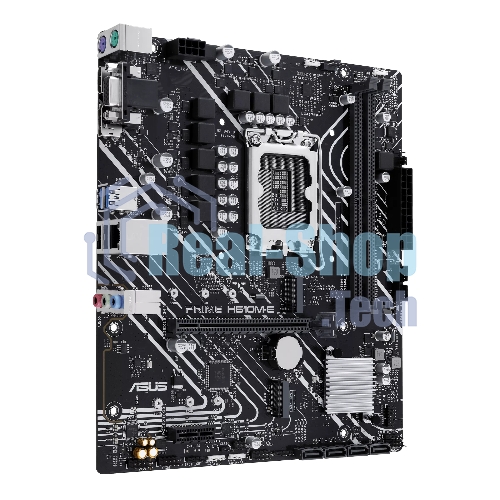 Материнская плата ASUS PRIME H610M-E-CSM, LGA 1700, Intel H610, 2xDDR5, 4xSATA, 2xM.2 PCIe 3.0 (x2, x4), 1xPCIe 4.0 x16, 1xPCIe x1, 1xHDMI, 1xDP, 1xVGA, 2xUSB-A 2.0, 2xUSB-A 3.2 Gen 1, 1x 1Gb LAN, 3x3.5 мм, 7.1, mATX