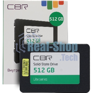 Накопитель SSD CBR, 512Gb, SATA III, 2.5