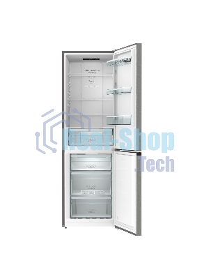 Холодильник Gorenje NRKE62XL серебристый металлик двухкамерный 203/99л морозилка снизу, No Frost