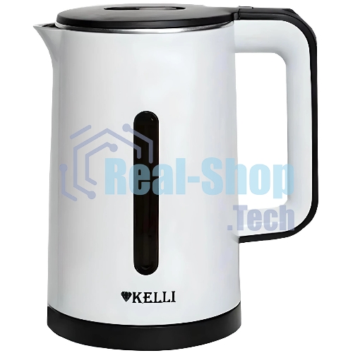 Чайник электрический Kelli KL-1375 1,8л. пластик, белый