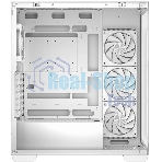 Компьютерный корпус Deepcool CG580 4F V2 WH без БП, боковое окно (панорама), 4x120мм ARGb PWM вентилятора, белый, ATX (R-CG580-WHADA4-G-2)
