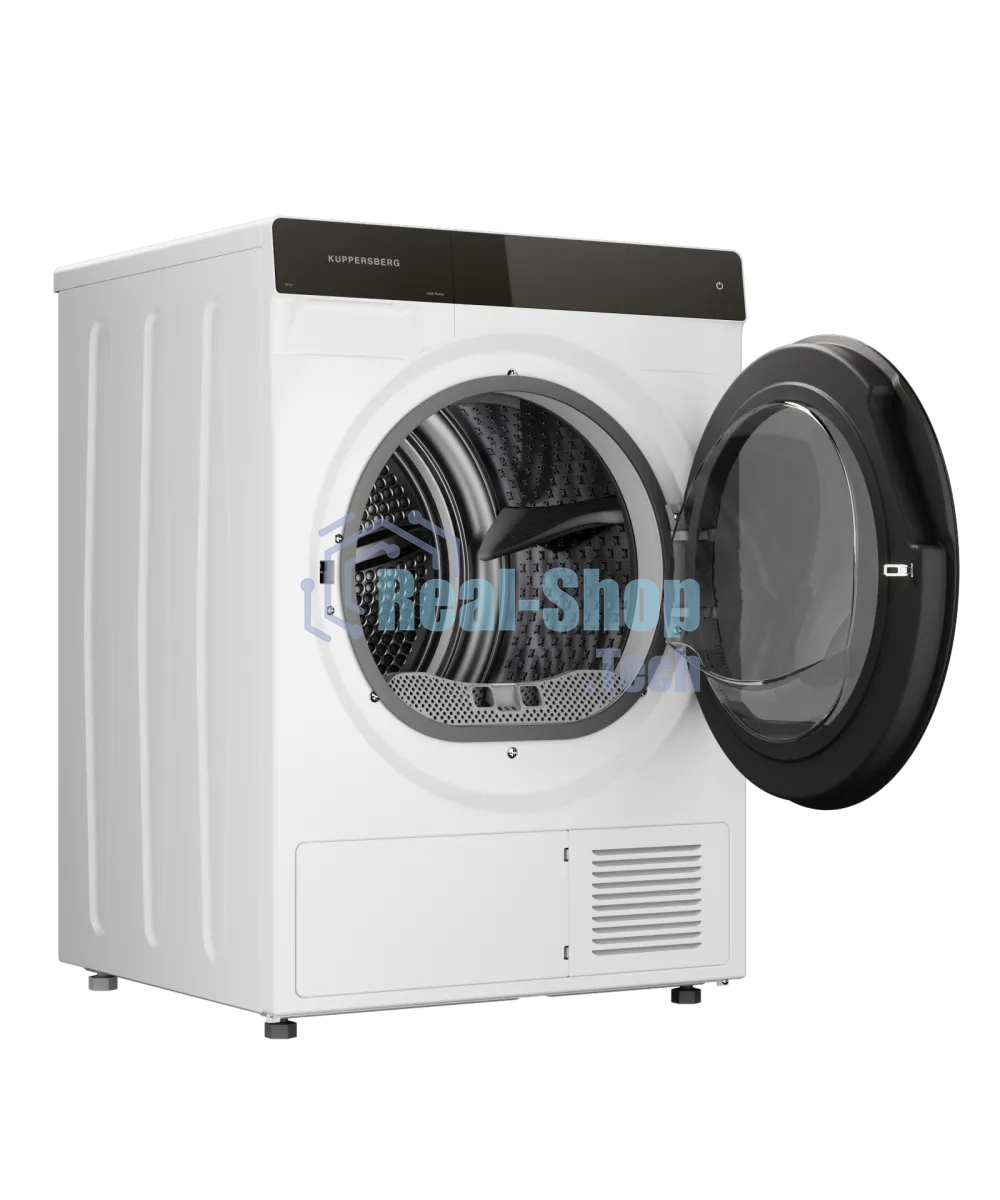 Сушильная машина Kuppersberg DM 590 W белый, 10 кг, сушка - тепловой насос, программ - 16, 60 x 85 x 62 см