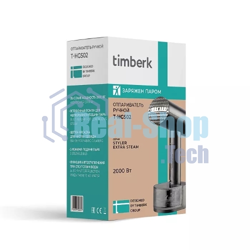Отпариватель Timberk T-HGS02 черный, 2000 Вт, 30 г/мин, 320 мл