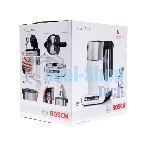 Чайник электрический Bosch TWK8611P 1.5 л, 2400 Вт, белый/серебристый (корпус: нержавеющая сталь)