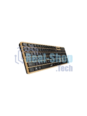 Клавиатура Genius Slimstar 7250BT гибридная, Bluetooth, радиоканал, сосновое дерево/чёрный