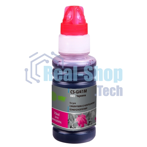 Чернила Cactus CS-GI41M пурпурный 70мл для Canon PIXMA G1420/G2420/G2460/G3420/G3460