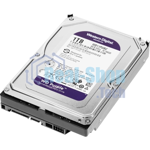 Жесткий диск Western Digital 1Tb 5400rpm SATA 6Gb/S 64MB PURPLE WD11PURZ SATA